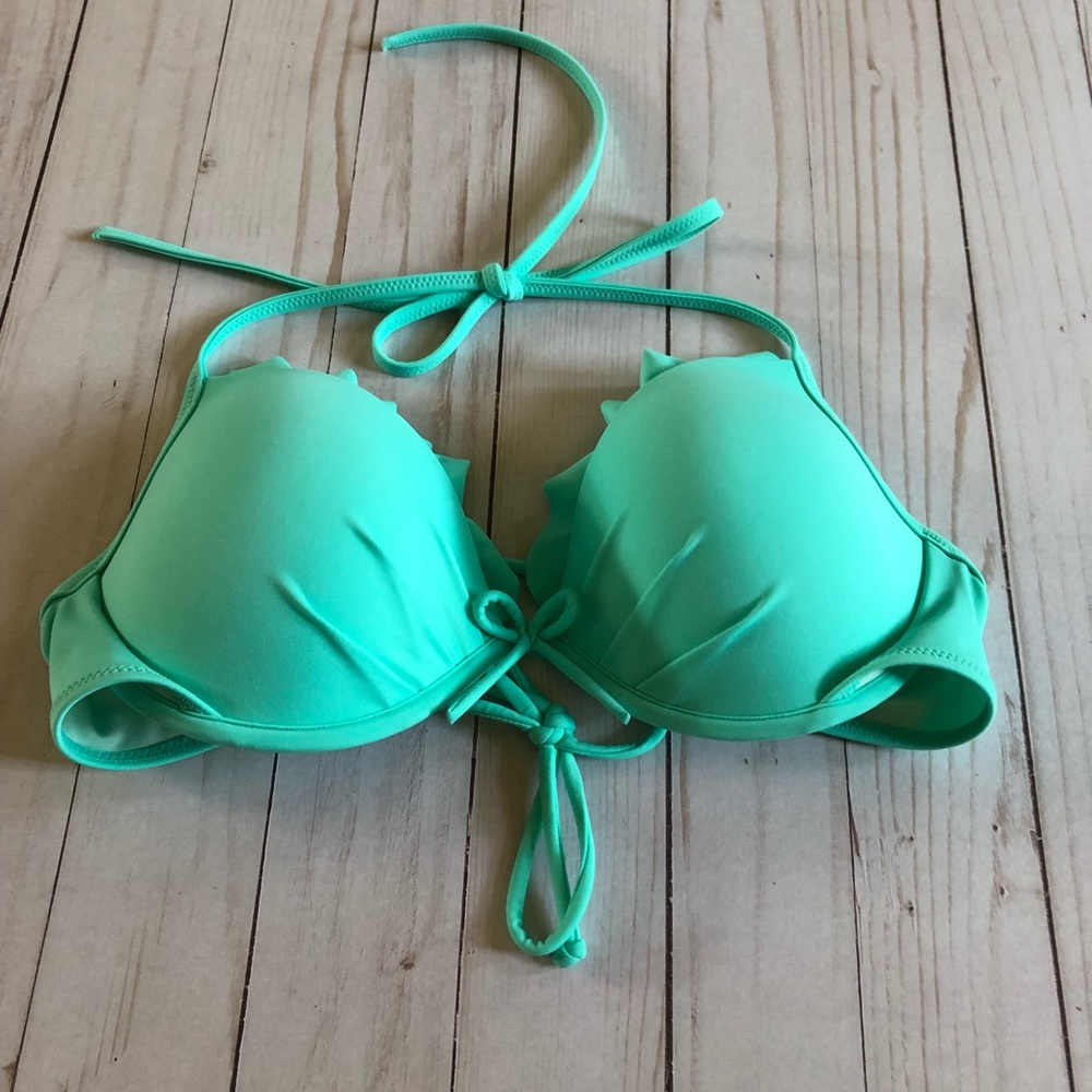 Victoria’s Secret Fabulous Pushup, halter swim top